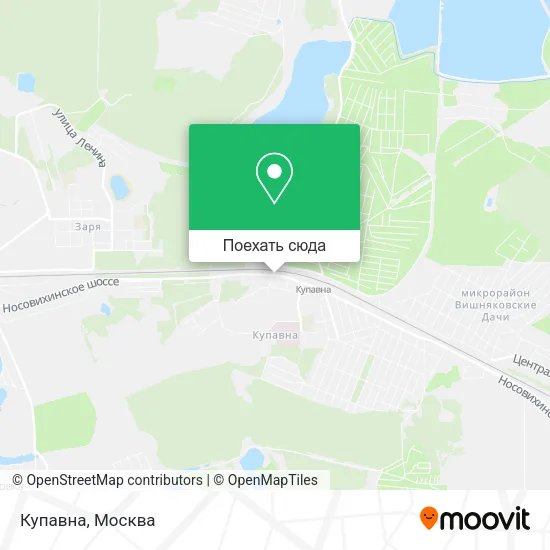 Карта Купавна