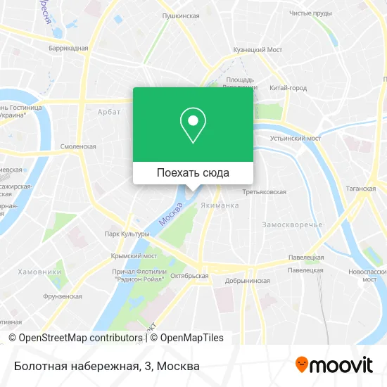Карта Болотная набережная, 3
