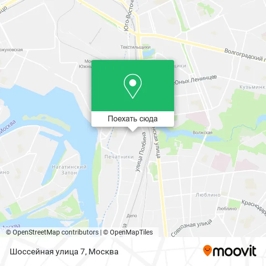 Карта Шоссейная улица 7