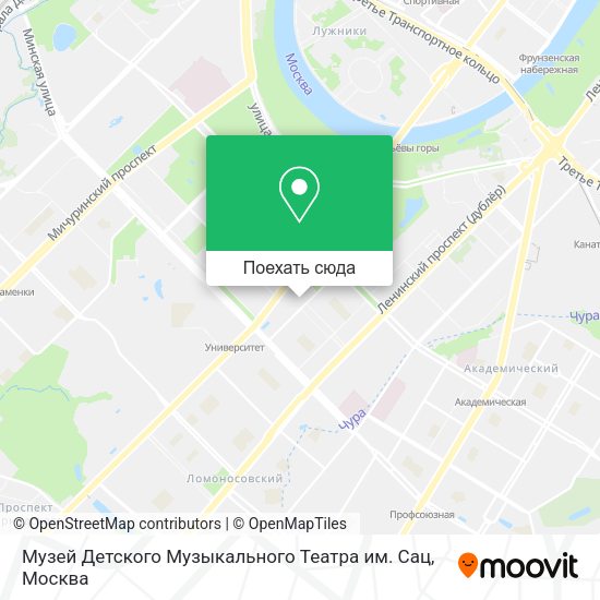 Карта Музей Детского Музыкального Театра им. Сац