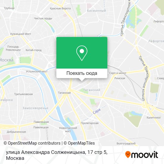 Карта улица Александра Солженицына, 17 стр 5