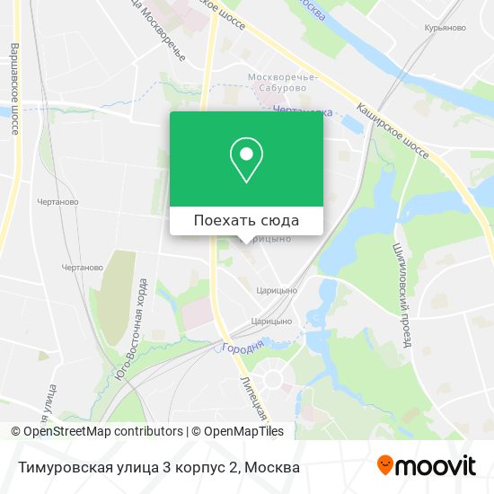 Карта Тимуровская улица 3 корпус 2