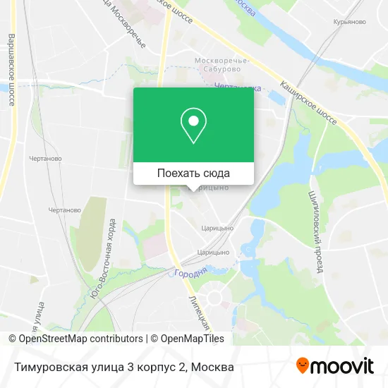 Карта Тимуровская улица 3 корпус 2