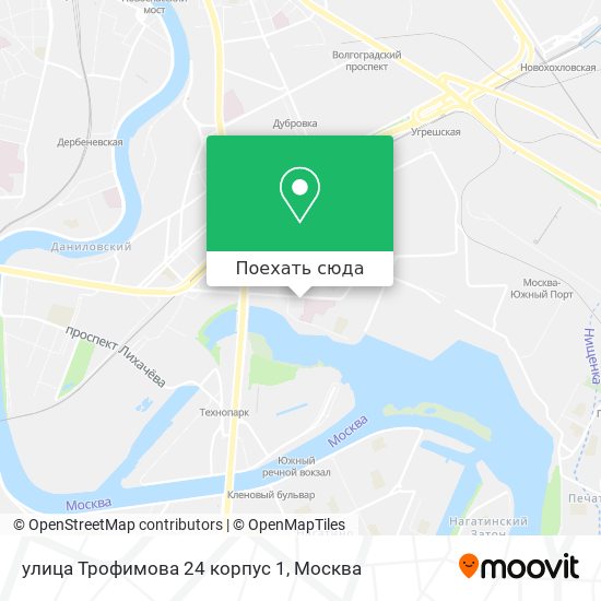 Карта улица Трофимова 24 корпус 1