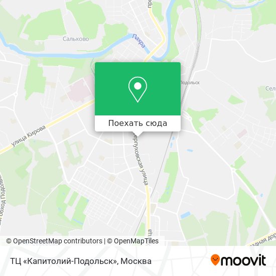 Карта ТЦ «Капитолий-Подольск»