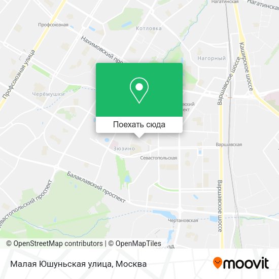 Карта Малая Юшуньская улица