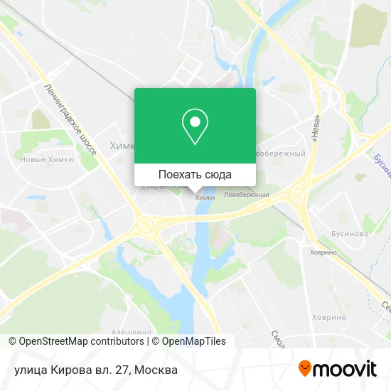Карта улица Кирова вл. 27