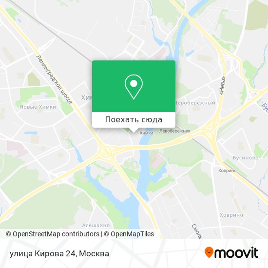Карта улица Кирова 24
