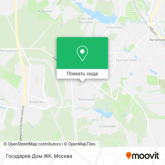 Карта Государев Дом ЖК