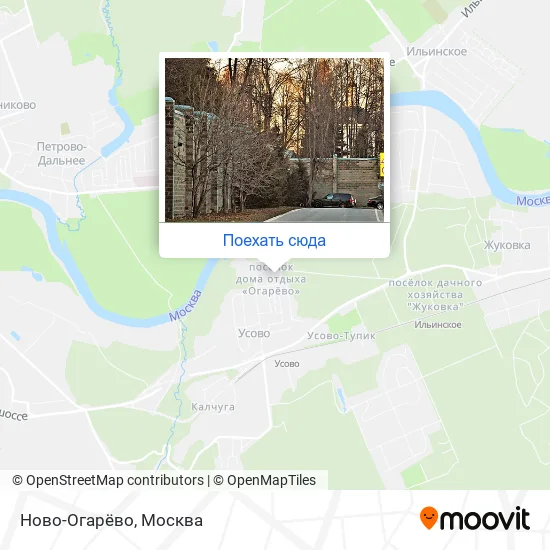 Карта Ново-Огарёво