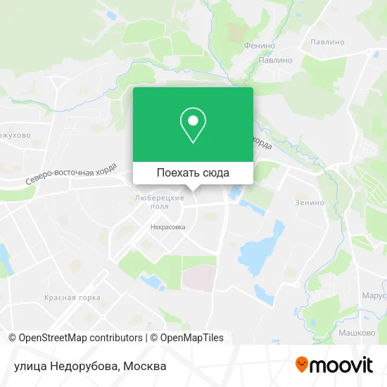 Карта улица Недорубова