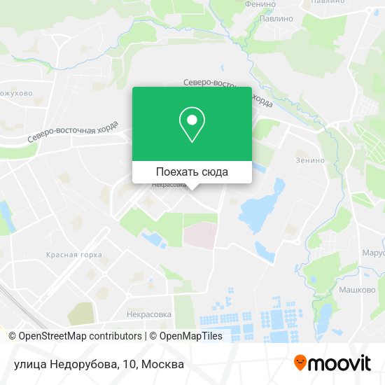 Карта улица Недорубова, 10