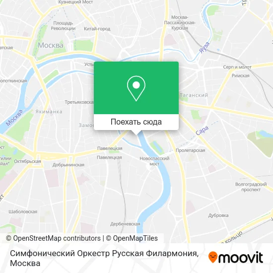 Карта Симфонический Оркестр Русская Филармония