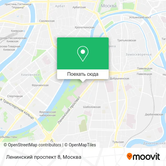 Карта Ленинский проспект 8