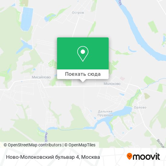 Карта Ново-Молоковский бульвар 4