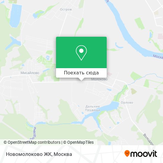 Карта Новомолоково ЖК