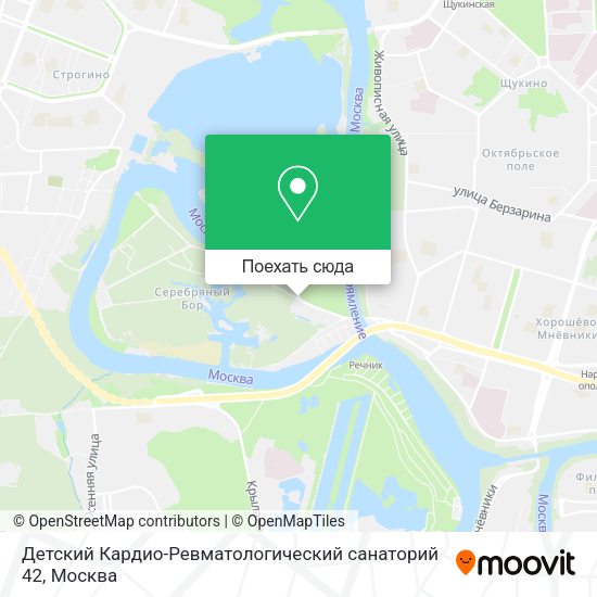 Карта Детский Кардио-Ревматологический санаторий 42