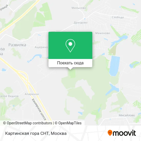 Карта Картинская гора СНТ