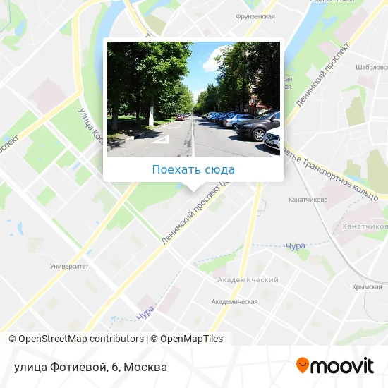 Карта улица Фотиевой, 6