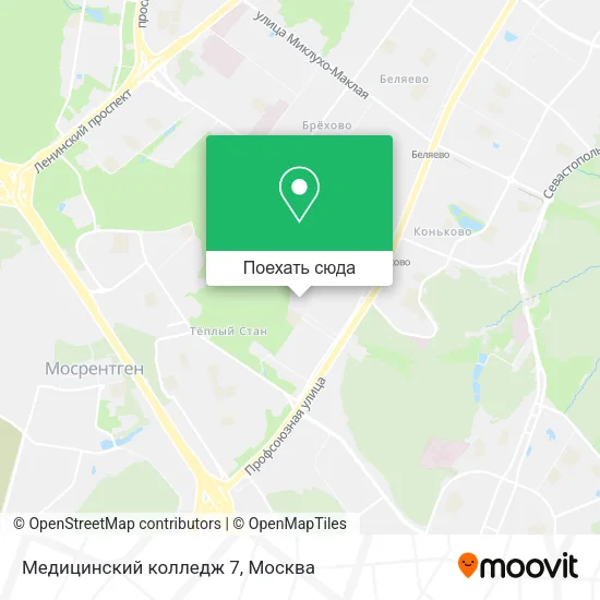 Карта Медицинский колледж 7