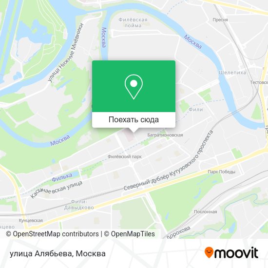 Карта улица Алябьева