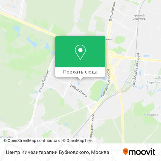 Карта Центр Кинезитерапии Бубновского