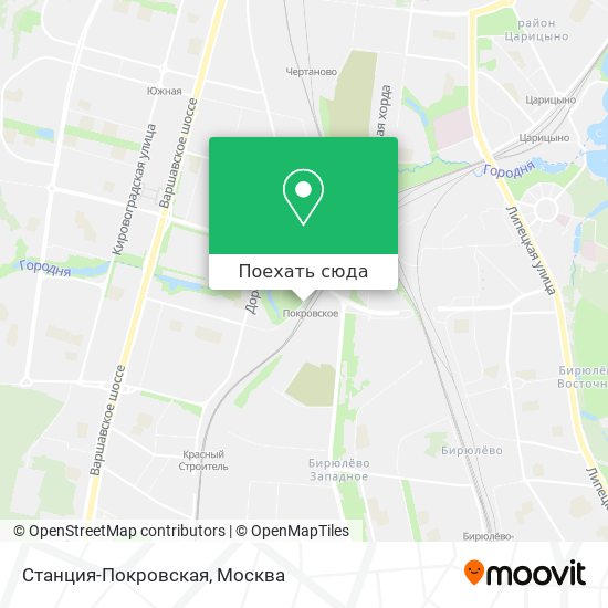 Карта Станция-Покровская