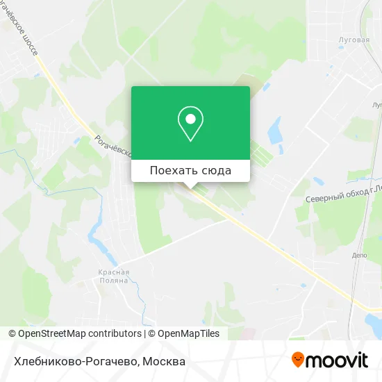 Карта Хлебниково-Рогачево