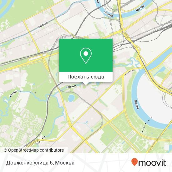 Карта Довженко улица 6