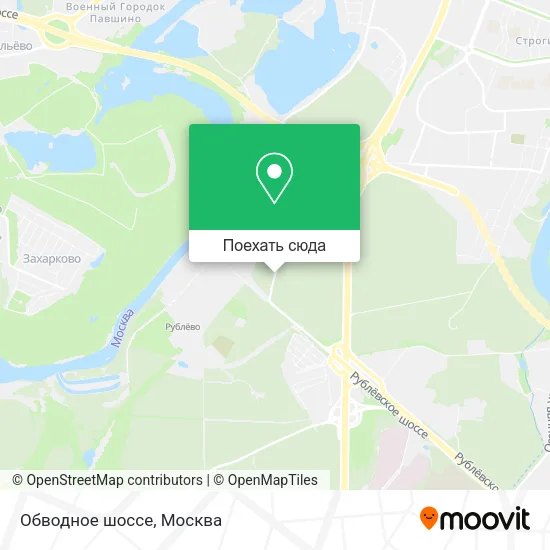 Карта Обводное шоссе