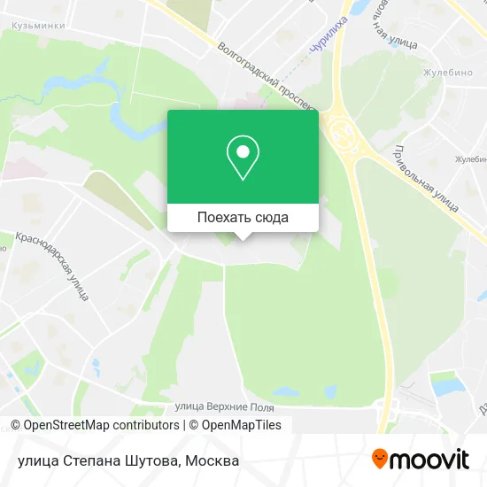 Карта улица Степана Шутова