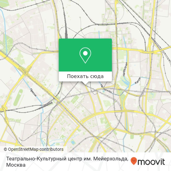 Карта Театрально-Культурный центр им. Мейерхольда