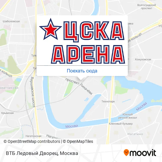 Карта ВТБ Ледовый Дворец