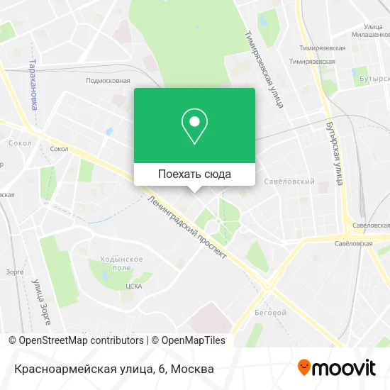 Карта Красноармейская улица, 6
