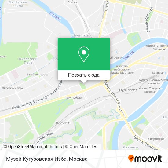 Карта Музей Кутузовская Изба