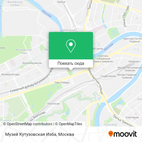 Карта Музей Кутузовская Изба