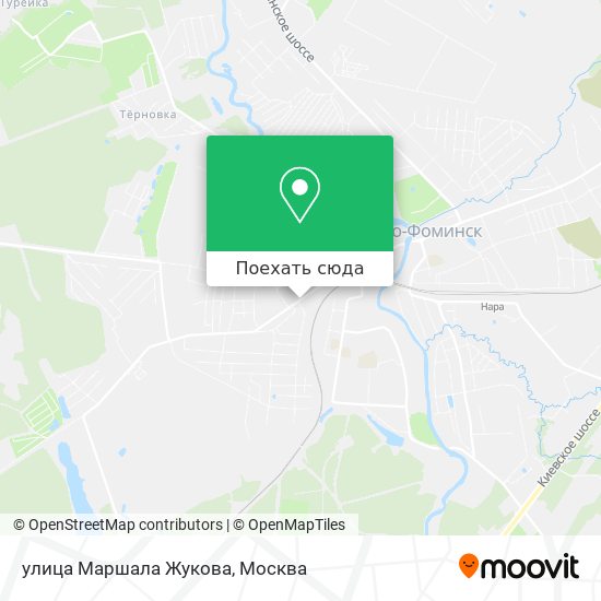 Карта улица Маршала Жукова