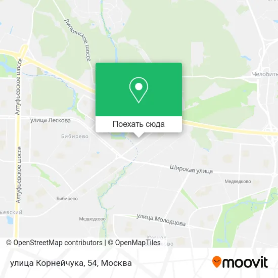 Карта улица Корнейчука, 54