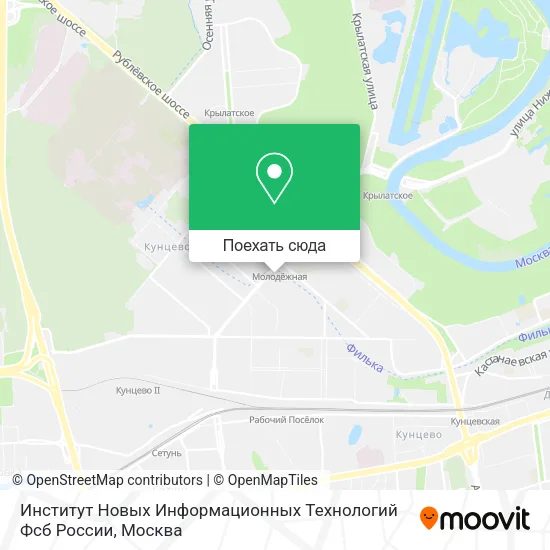 Карта Институт Новых Информационных Технологий Фсб России
