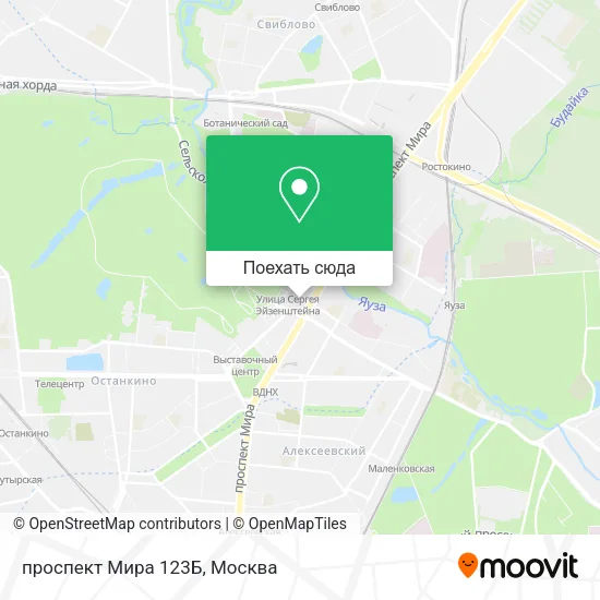 Карта проспект Мира 123Б