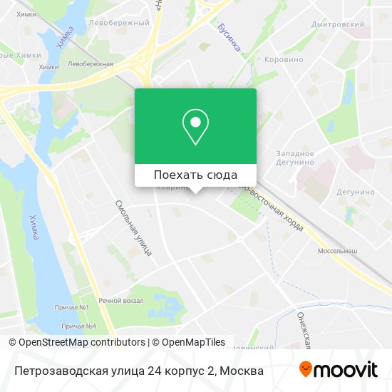 Карта Петрозаводская улица 24 корпус 2