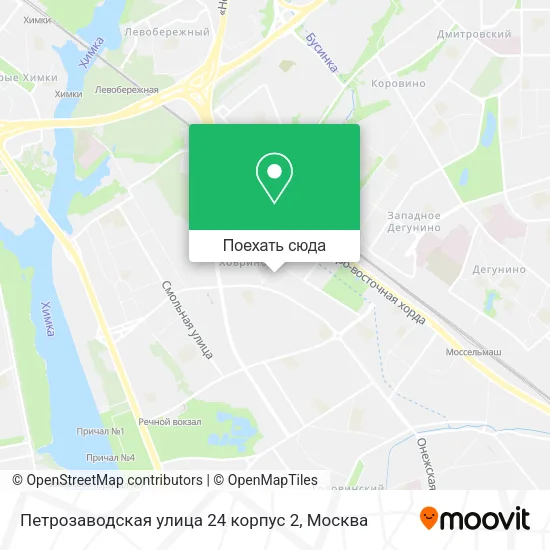 Карта Петрозаводская улица 24 корпус 2