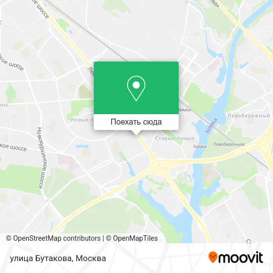 Карта улица Бутакова