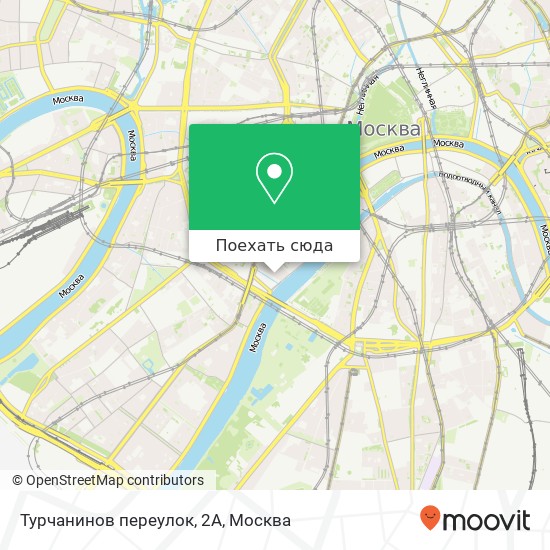 Карта Турчанинов переулок, 2А