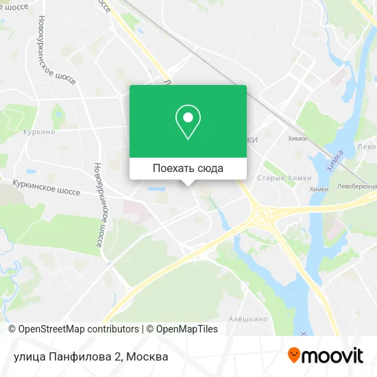Карта улица Панфилова 2