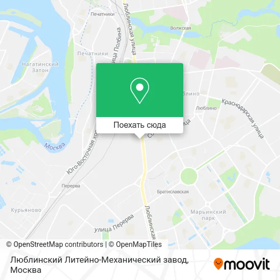 Карта Люблинский Литейно-Механический завод