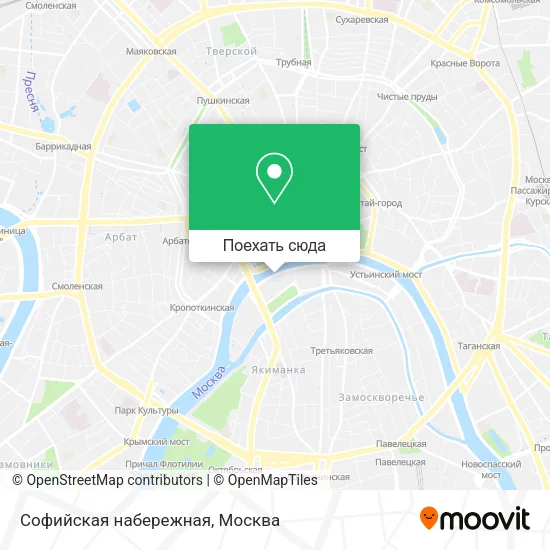 Карта Софийская набережная
