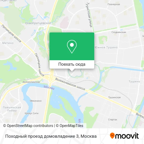 Карта Походный проезд домовладение 3