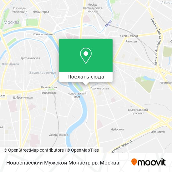 Карта Новоспасский Мужской Монастырь