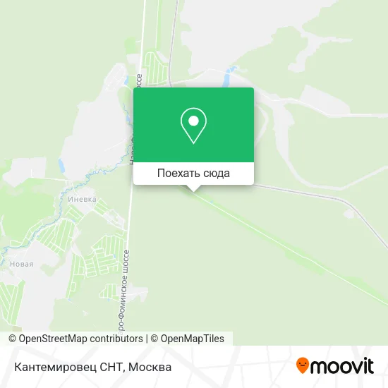 Карта Кантемировец СНТ